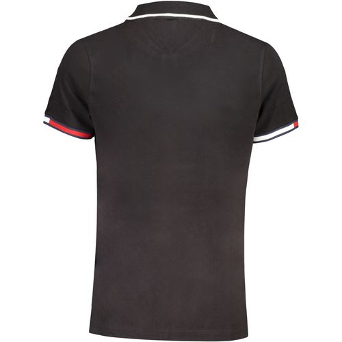 TOMMY HILFIGER MEN'S BLACK SHORT SLEEVE POLO SHIRT slika 2