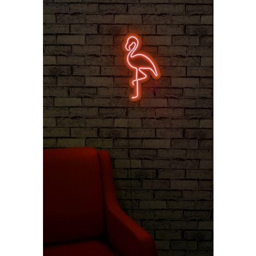 Wallity Ukrasna plastična LED rasvjeta, Flamingo - Red slika 3