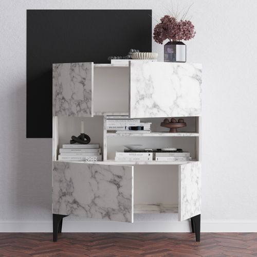 Woody Fashion Komoda KRISTA , Carrara mramor slika 3