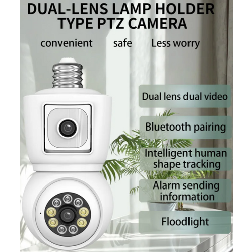 CAM-IP6MP-Q3 GMB kamera 6 mpix microSD iCSee xmeye Two-way voice 2x3,6mm SIJALICNO GRLO E27 *2195 slika 5