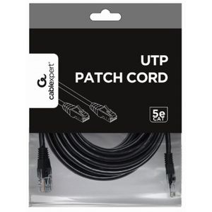 PP12-10M/BK Gembird Mrezni kabl, CAT5e UTP Patch cord 10m black