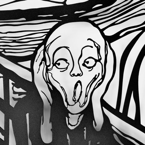 Wallity Metalna zidna dekoracija The Scream- APT728 M slika 5