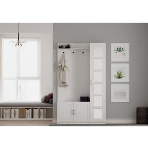 Hall Stand Rb-054 u Mat Bijeloj Boji