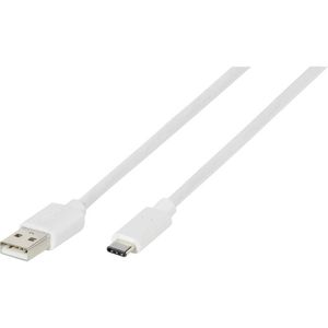 Vivanco USB kabel USB 2.0 USB-A utikač, USB-C® utikač 2.00 m bijela  38757
