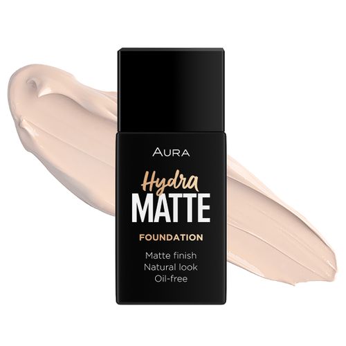 AURA Hydra matte tečni puder 011 champagne mist slika 1