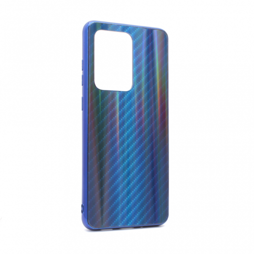 Torbica Carbon glass za Samsung G988F Galaxy S20 Ultra plava slika 1