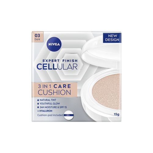 NIVEA Hyaluron Cellular Filler 3u1 Cushion za negu lica -  dark 15g slika 1