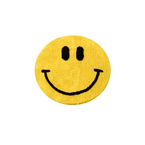 Colourful Cotton Akrilna kupaonska prostirka Yellow Smile slika 3