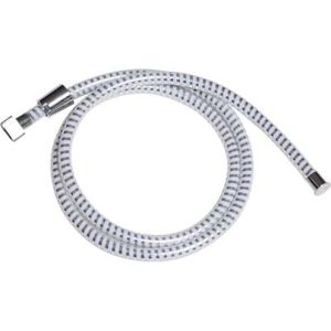 Tendance tuš crijevo 200 cm rastezljivo pvc, bijelo/srebrno