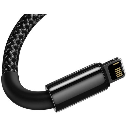 Baseus Tungsten Gold kabel USB na iPhone 2.4A 2m (crni) slika 5