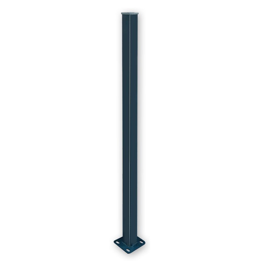 Stub plastificirani s čepom, 85cm, antracit slika 1