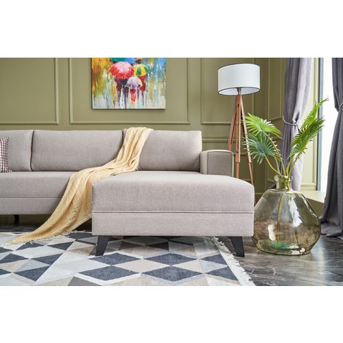 Atelier Del Sofa Efsun - Cream Cream Corner Sofa-Bed slika 4