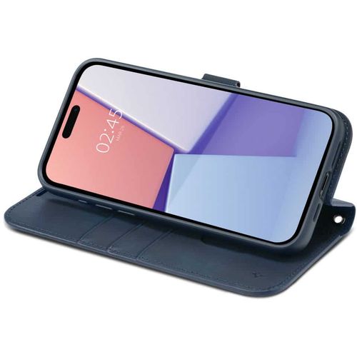 Spigen Wallet S Pro case za iPhone 15 Pro Max - navy blue slika 5