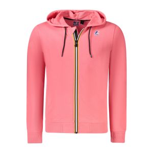 K-WAY MEN'S ZIP-UP SWEATSHIRT PINK