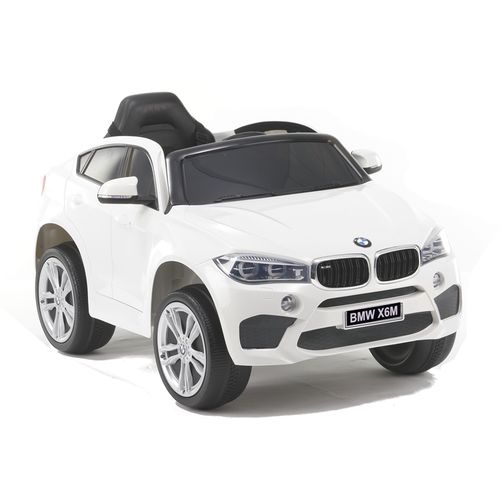 Licencirani BMW X6 bijeli - auto na akumulator- NOVI dizajn slika 1