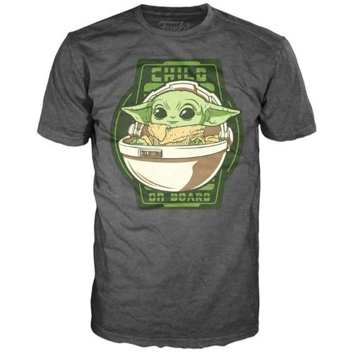 Star Wars Mandalorian Yoda The Child On Board t-shirt - vel. L slika 1