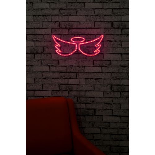 Wallity Ukrasna plastična LED rasvjeta, Angel - Pink slika 2