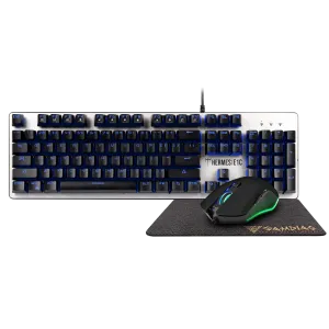 Gamdias Hermes E1C Tastatura + miš + podloga 