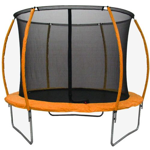 Trampolin Legoni Space sa zaštitnom mrežom, 366 cm, narančasti slika 1