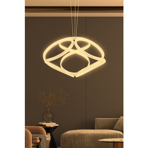 Apeiro - White, Yellow Light White Chandelier slika 3