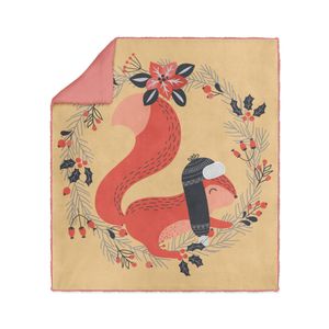 Deka 130x160 Throw Squirrel i Tree