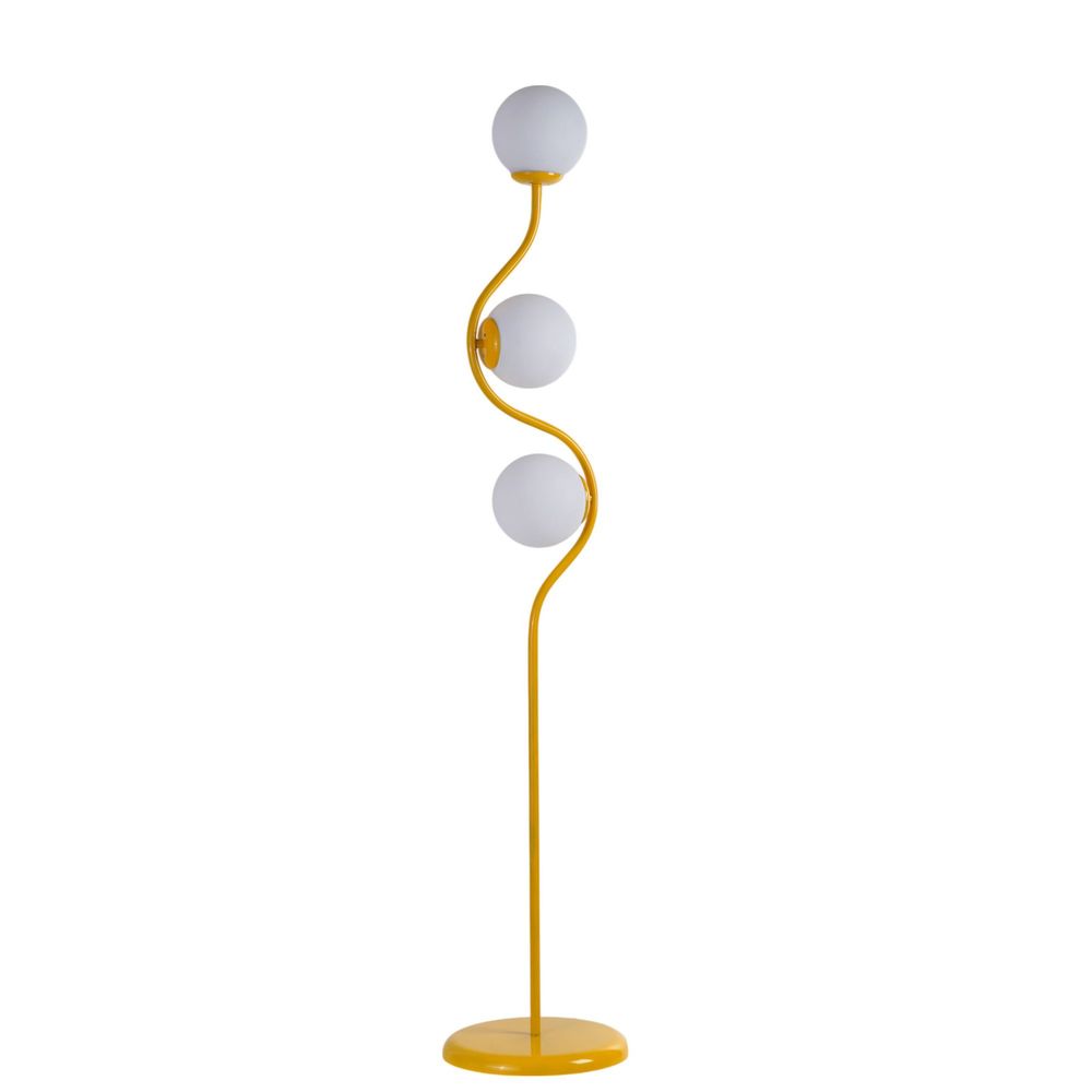 Opviq Podna lampa 012, bijela, senf slika 2