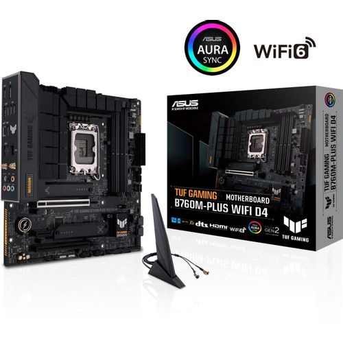 ASUS TUF GAMING B760M-PLUS WIFI D4 mATX matična ploča slika 1