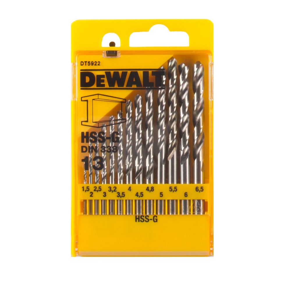 Garnitura svrdla za metal 1,5-6,5 13-dijelnA Dewalt DT5922 slika 1