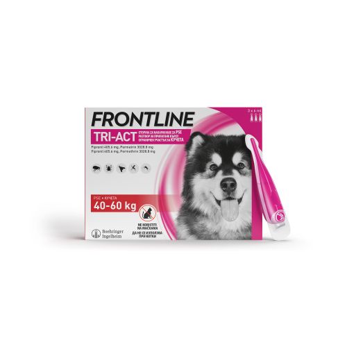 FRONTLINE Tri-Act XL, otopina za nakapavanje, za pse 40-60 kg, 3x6 mL slika 1