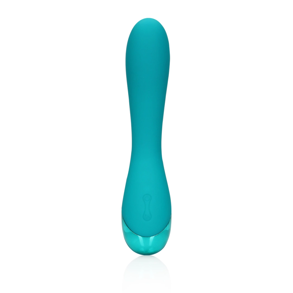 Loveline by Shots Smooth silikonski vibrator za G-točku - Teal Blue slika 5