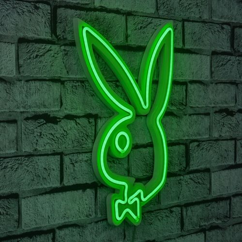 Wallity Ukrasna plastična LED rasvjeta, Playboy - Green slika 10