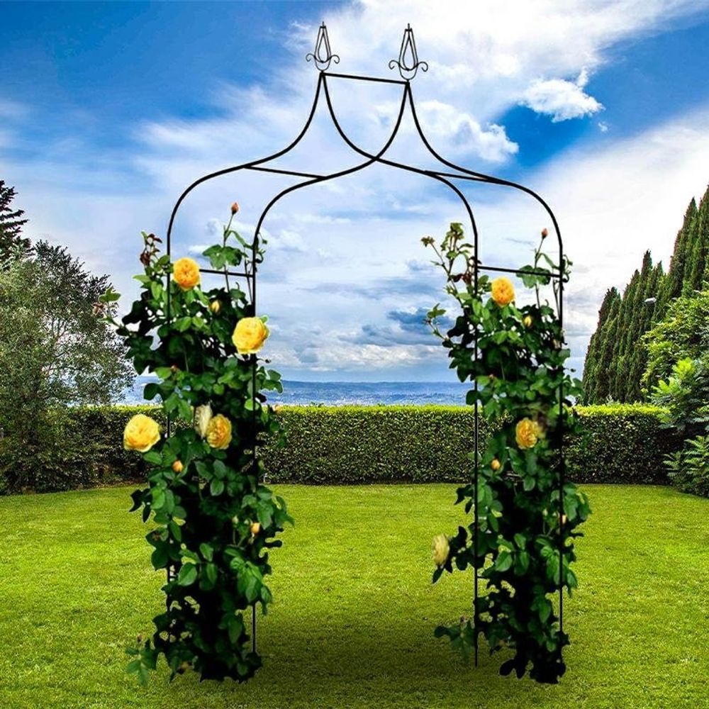 Vrtna pergola od metala 262 cm slika 2