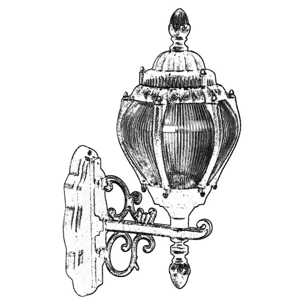 BAP-68202-BSY-M1 Crna Spoljna Zidna Lampa slika 2