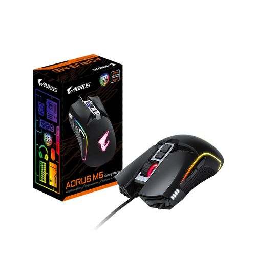 GIGABYTE AORUS M5 Optical Gaming crni miš slika 6