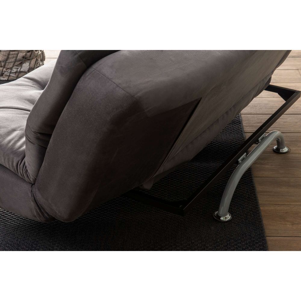 Sofa na razvlačenje Rivo - Sivi 3-sjedalni slika 6