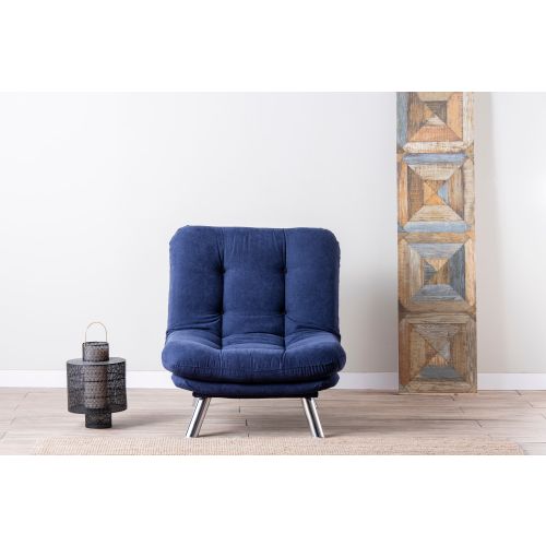 Atelier Del Sofa Sofa, Mornarsko plava, Misa Solo - Navy Blue slika 2