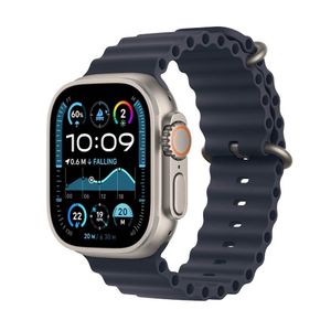 Apple Watch Ultra2 v2 Cellular 49mm Prirodni Titanijumski Kućište - Morski Plavi Remen Pametni Sat