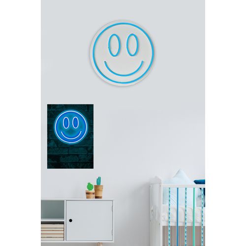 Wallity Smiley - Plava dekorativna plastična LED rasveta slika 3