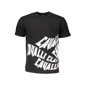 CAVALLI CLASS T-SHIRT SHORT SLEEVE MAN BLACK