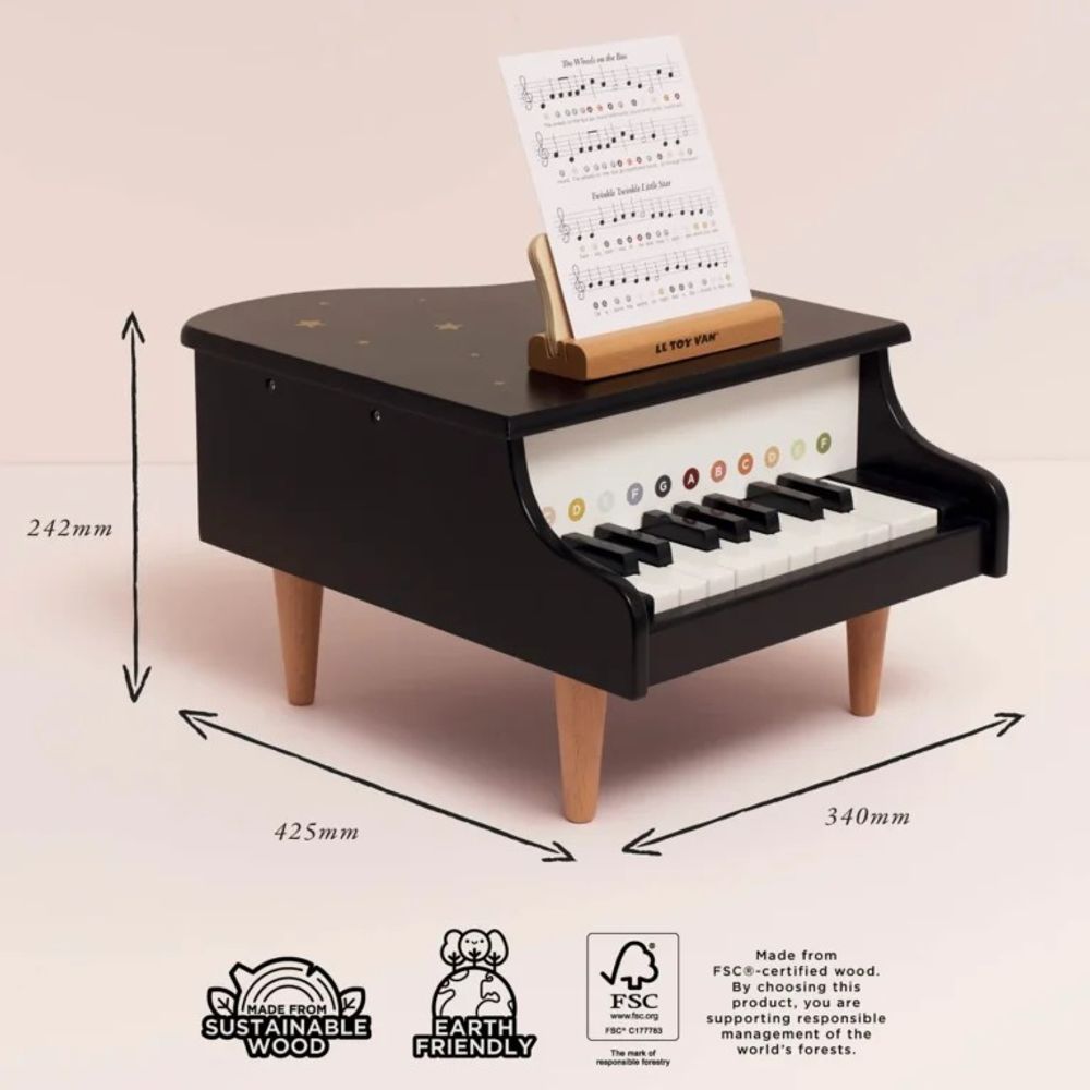 Le Toy Van Drveni klavir Grand Piano slika 3