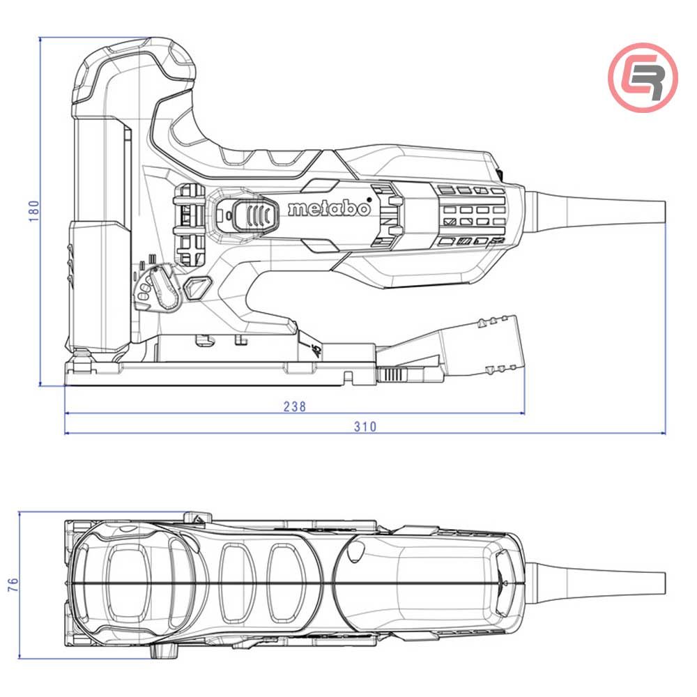 Metabo Pila Ubodna STE 100 Quick Elektronik 710 W U Koferu - 601100500 slika 4