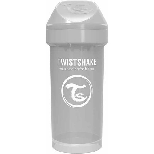 Twistshake Dečija Boca 360 Ml 12 M Pastel Grey slika 1