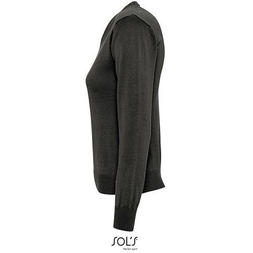 GALAXY WOMEN ženski džemper na V izrez - Crna, XS  slika 7