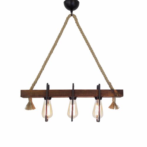 Demir Kütük 2 Walnut Chandelier slika 2