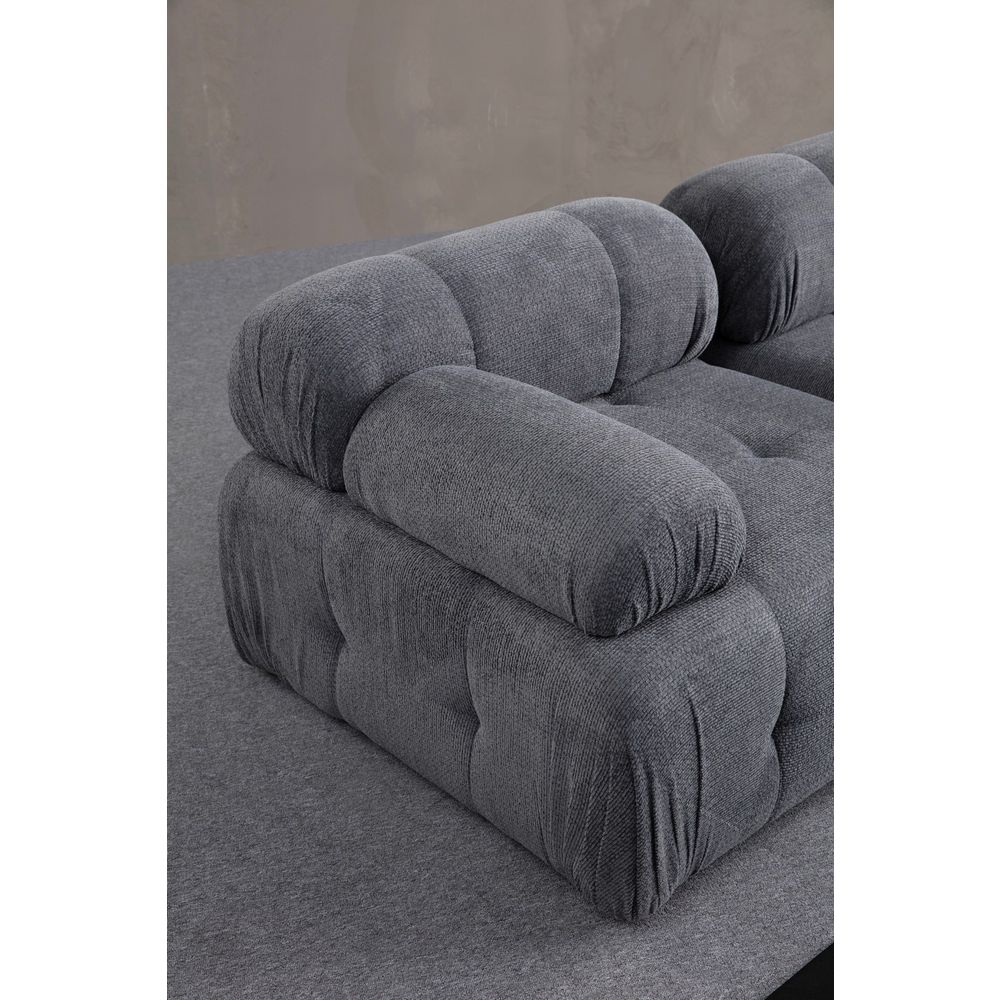 Petite 3 - Siva Troosjedna Sofa slika 3