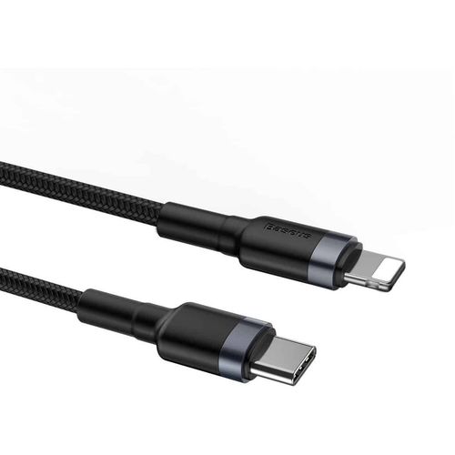 Baseus Cafule kabel Type-C na iPhone PD 18W 1m siva+crna slika 4