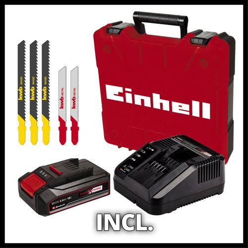 EINHELL Classic aku ubodna pila u setu Power X-Change TC-JS 18 Li Kit (1x2.5 Ah) slika 7