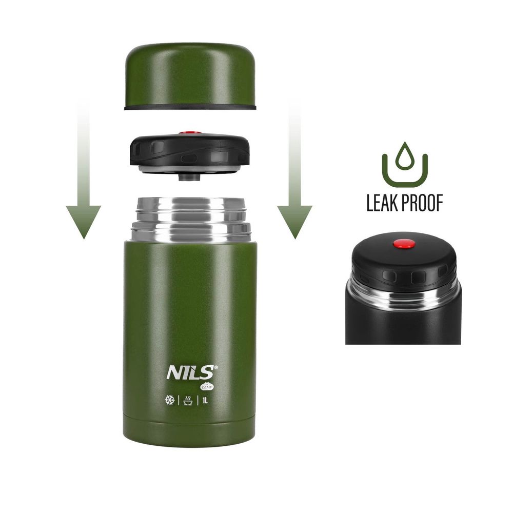 Nc3802 kutija za ručak 1000 ml zeleni nils kamp slika 8
