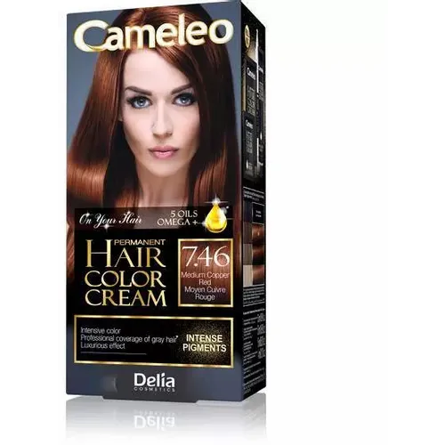 Farba za kosu Cameleo omega 5 sa dugotrajnim efektom 7.46 - DELIA slika 1