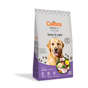 Calibra Dog Premium Line Senior&Light, potpuna suha hrana za starije pse ili pse koji trebaju izgubiti na težini, 3 kg